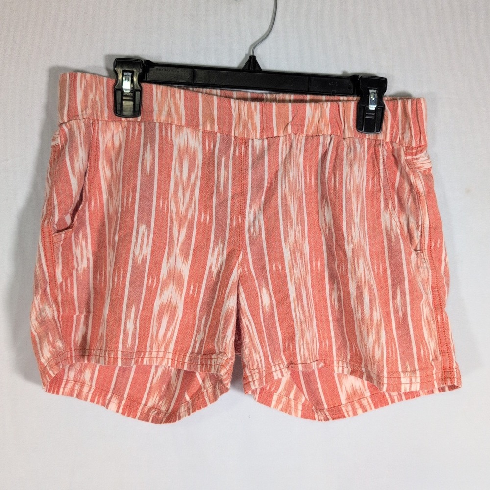 Prana Women's Reba Short Organic Cotton Pull On Pink Size Medium Outdoors Boho